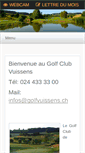 Mobile Screenshot of golfvuissens.ch